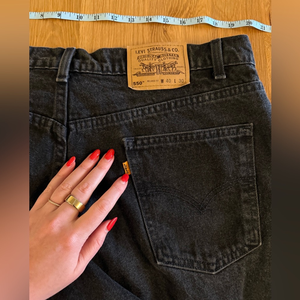 Vintage 550 Levi Jeans - Orange Tab - Made in USA